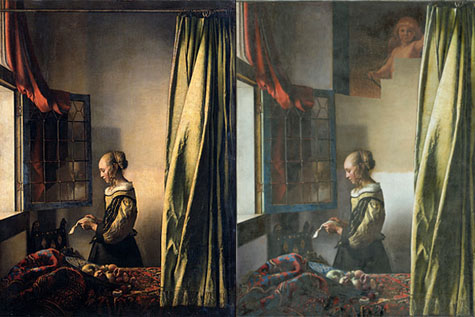 Vermeer rejtőzködő Kupidója 